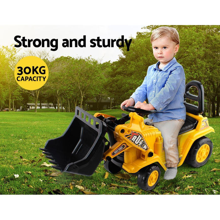 Bostin Life Keezi Kids Ride On Bulldozer - Yellow Baby & > Cars