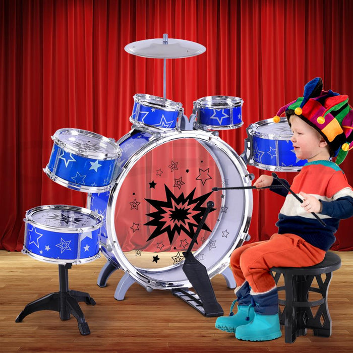 Bostin Life Keezi 11 Piece Kids Music Percussion Drum Set Baby & > Toys