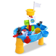 Bostin Life Keezi Kids Beach Sand And Water Toys Outdoor Table Pirate Ship Childrens Sandpit Baby &