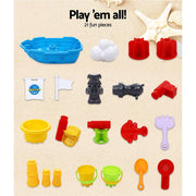 Bostin Life Keezi Kids Beach Sand And Water Toys Outdoor Table Pirate Ship Childrens Sandpit Baby &