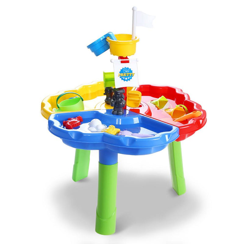 Keezi Kids Beach Sand And Water Sandpit Outdoor Table Childrens Bath Toys Baby & >