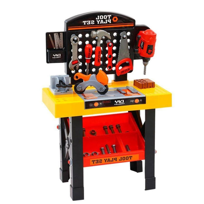 Bostin Life Keezi Kids Pretend Play Set Workbench Tools 54Pcs Builder Work Childrens Toys Baby & >