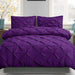 Bostin Life Giselle Luxury Classic Bed Duvet Doona Quilt Cover Set Hotel Queen Purple Home & Garden