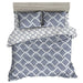 Bostin Life Giselle Bedding Quilt Cover Set King Bed Doona Duvet Reversible Sets Geometry Pattern