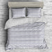 Bostin Life Giselle Bedding Quilt Cover Set King Bed Doona Duvet Reversible Sets Wave Pattern Black