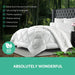 Bostin Life Bamboo Microfibre Quilt - Super King Size 400Gsm White Home & Garden > Bedding