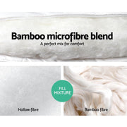 Bostin Life Bamboo Microfibre Quilt - Super King Size 400Gsm White Home & Garden > Bedding