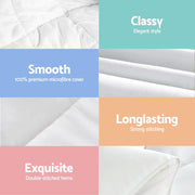 Bostin Life Bamboo Microfibre Quilt - Super King Size 400Gsm White Home & Garden > Bedding