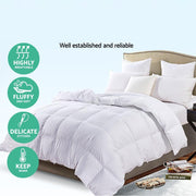 Bostin Life Duck Down Quilt - Super King Size 700Gsm White Home & Garden > Bed And Bath