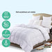 Bostin Life Duck Down Quilt - Queen Size 700Gsm White Home & Garden > Bed And Bath