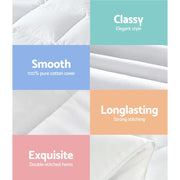 Bostin Life Goose Down Feather Winter Doona Quilt - Queen Size 800Gsm White Home & Garden > Bed And