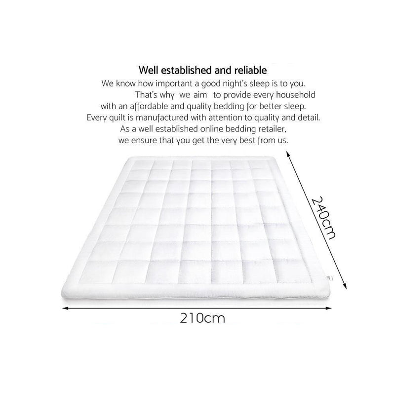 Merino Wool Quilt - King Size 700GSM White