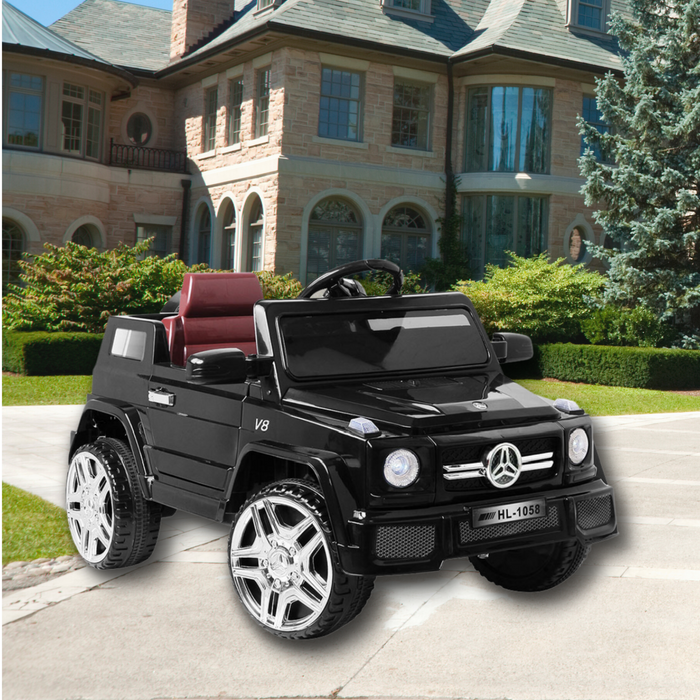 Mercedes AMG G65 Inspired Kids Electric 12V Ride On Car Black with Remote Control