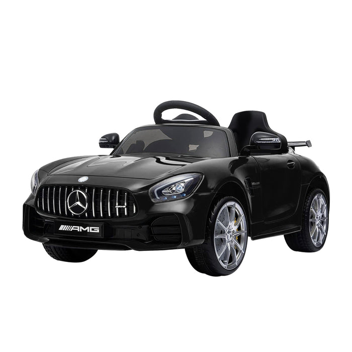 Licensed Mercedes Benz AMG GT R Kids Electric 12V Ride On Car Black with Remote Control