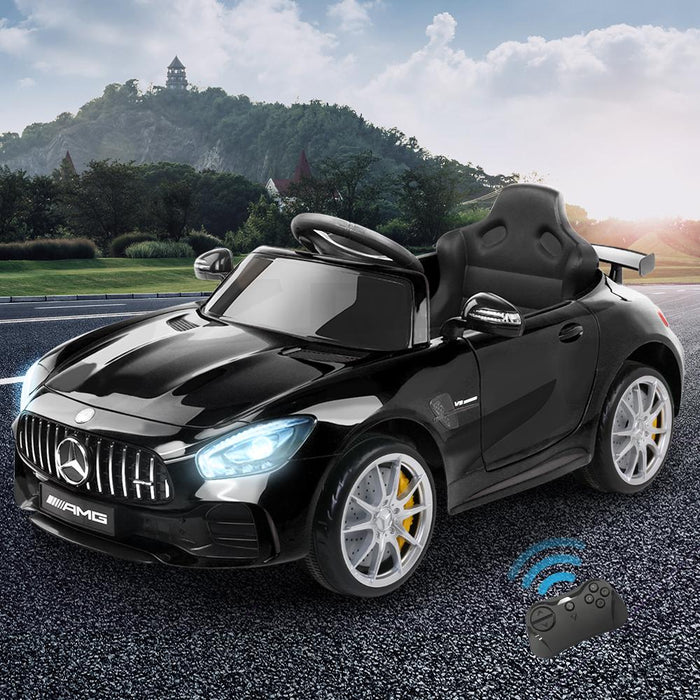 Bostin Life Kids Ride On Car Mercedes Benz Amg Gt R Electric Black Baby & > Cars