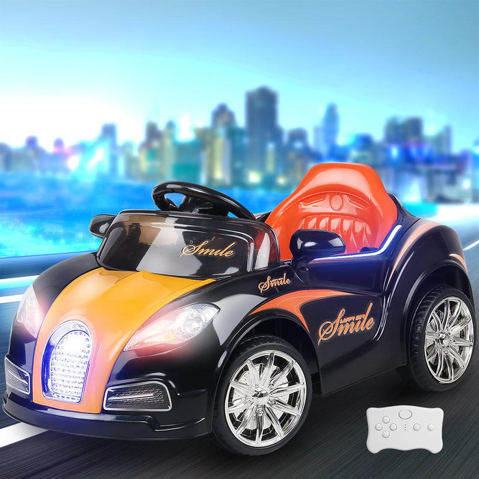 Rigo Kids Ride On Car - Black & Orange Baby > Cars