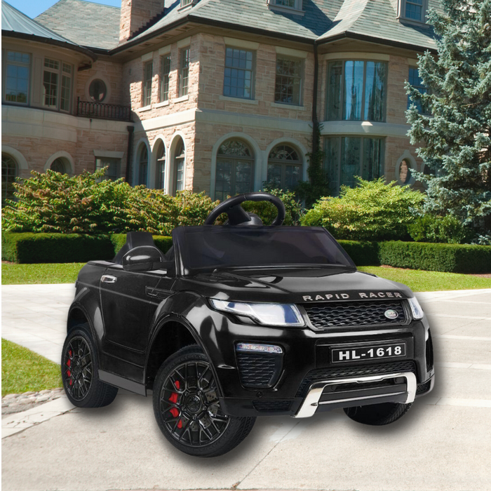 Evoque Inspired Kids Electric 12V Ride On Car Black with Remote Control
