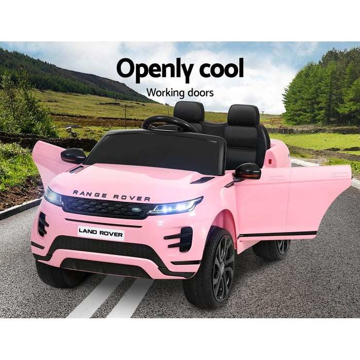 Bostin Life Kids Ride On Car Licensed Land Rover 12V Electric Toys Battery Remote Pink Dropshipzone