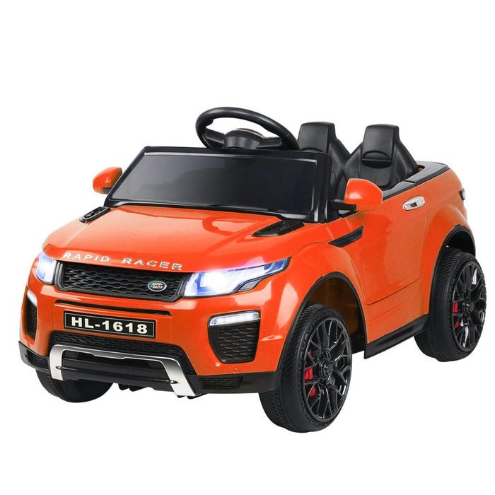 Bostin Life Rigo Kids Ride On Land Rover Evoque Inspired Car Suv Electric 12V Toys Orange Baby & >