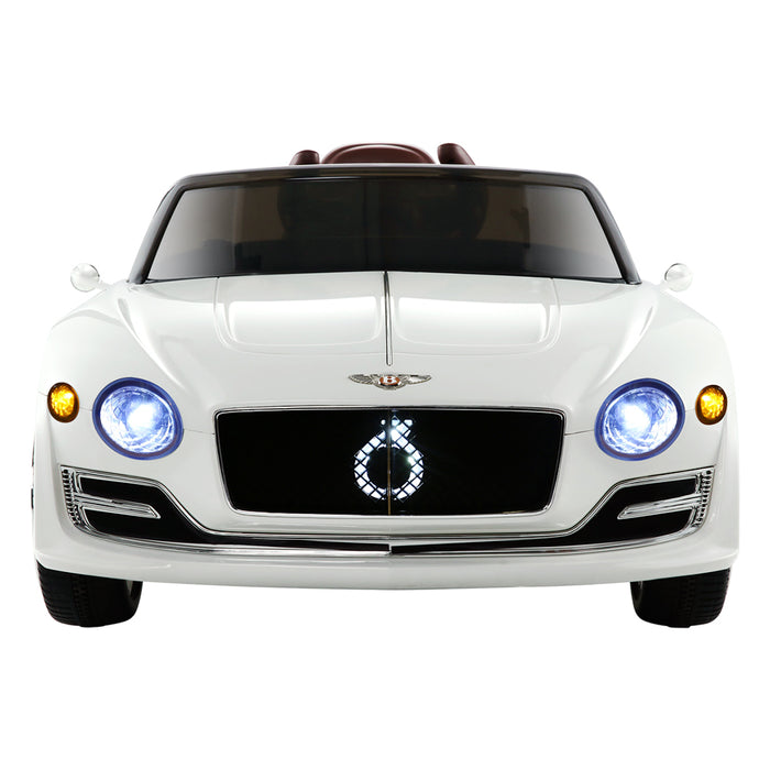Bentley EXP12 Inspired Kids Electric 12V Ride On Car White with Remote Control