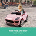 Rigo Kids Ride On Porsche Macan Inspired Car - Pink Baby & > Cars