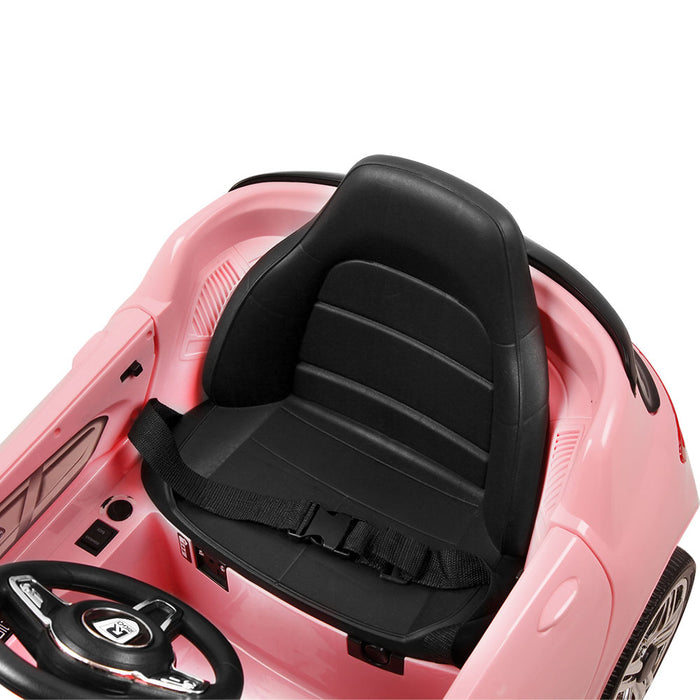 Porsche Macan Inspired Kids Electric 12V Ride On Car Pink with Remote Control