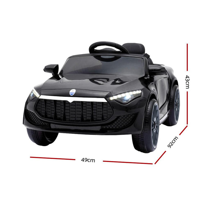 Bostin Life Rigo Maserati Kids Ride On Car With Remote Control - Black Baby & > Cars