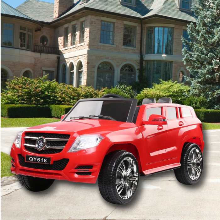 Mercedes-Benz ML450 Inspired Kids Electric 12V Ride On Car Red with Remote Control