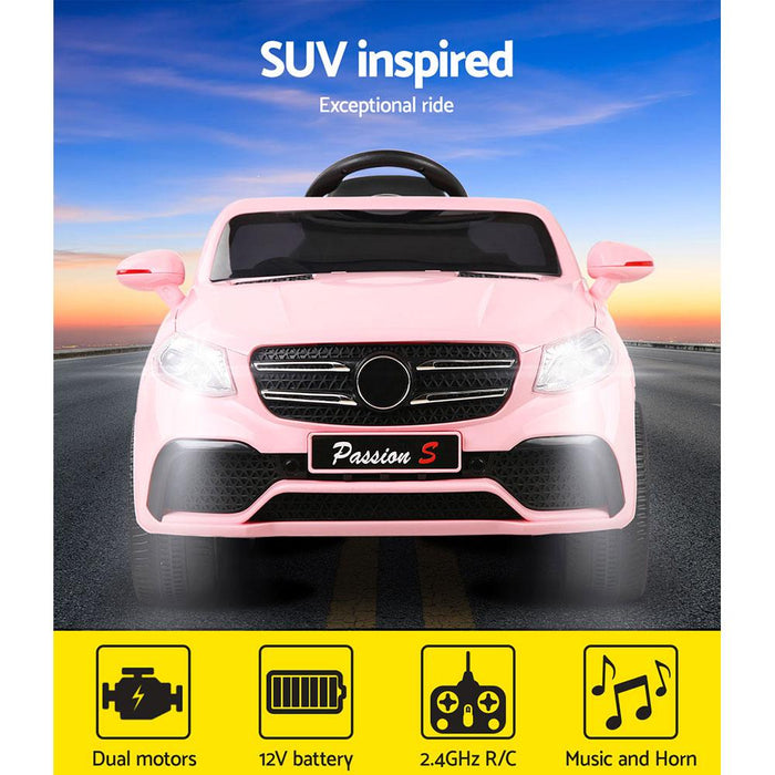 Bostin Life Rigo Kids Ride On Mercedes Benz Amg Gle63 Inspired Car - Pink With Remote Control Baby &