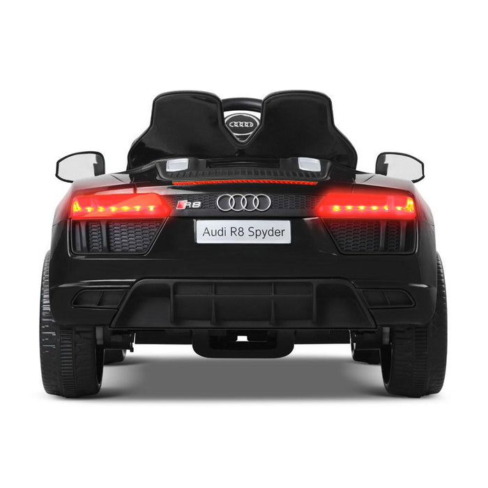 Bostin Life Kids Ride On Car Audi R8 Licensed Electric 12V Black With Remote Control Baby & > Cars