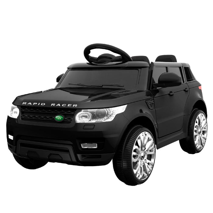 Range Rover Inspired Kids Electric 12V Ride On Car Black with Remote Control