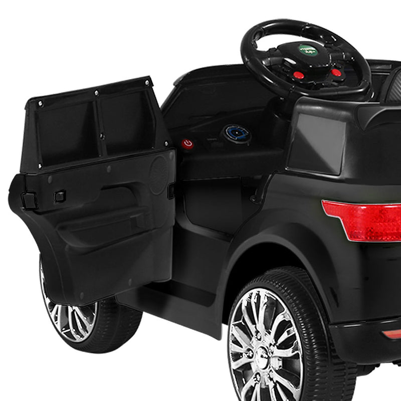 Range Rover Inspired Kids Electric 12V Ride On Car Black with Remote Control