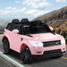 Bostin Life Rigo Kids Ride On Land Rover Evoque Inspired Car Suv Electric 12V Toys Pink Baby & >
