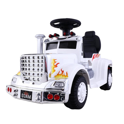 Bostin Life Rigo Ride On Kids Electric Toy Truck In White Baby & > Cars