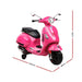 Bostin Life Rigo Kids Ride On Motorbike Vespa Licensed Motorcycle Car Toys Pink Baby & > Cars