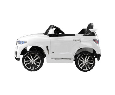 BMW X5 Inspired Kids Electric 12V Ride On Car White with Remote Control