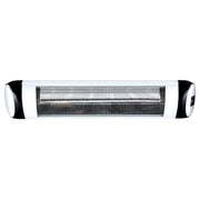 Devanti Electric Radiant Heater Patio Strip Heaters Infrared Indoor Outdoor Remote Control 2000W