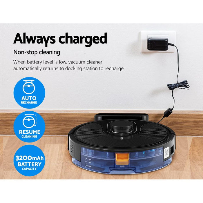 Bostin Life Robot Vacuum Cleaner Robotic Lds Distance Sensor Automatic Carpet Floor Mop Dropshipzone