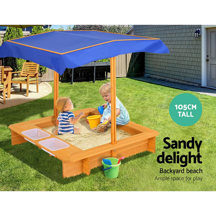 Bostin Life Keezi Outdoor Canopy Sand Pit And Water Play Baby & Kids > Toys