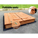 Bostin Life Keezi Wooden Outdoor Sandpit Set - Natural Wood Baby & Kids > Toys