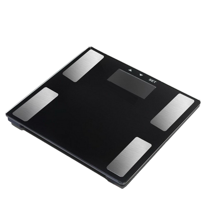 Electronic Digital Body Fat Scale Bathroom Weight Scale-Black