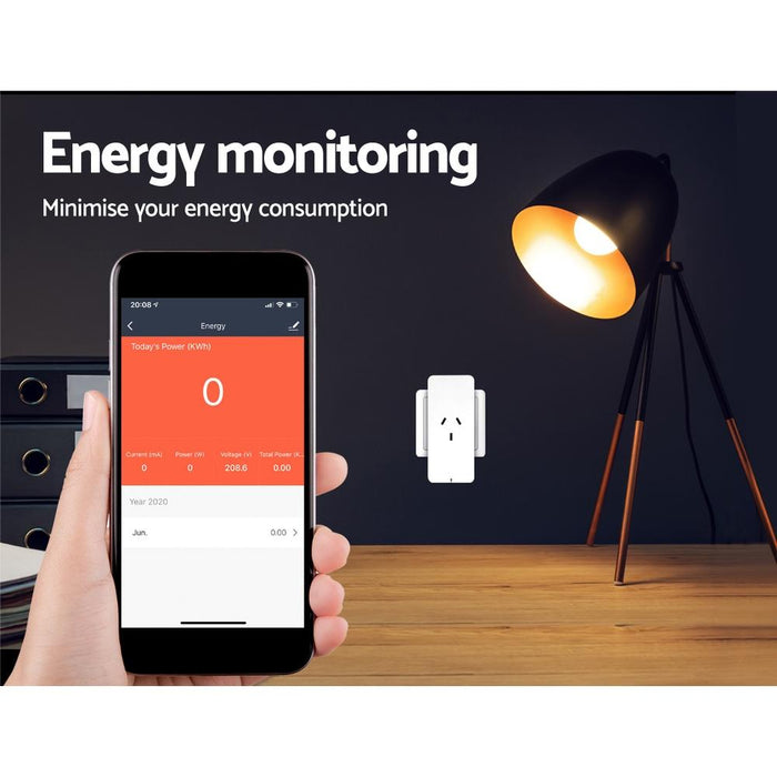 2X Wifi Smart Plug Home Socket Switch Outlet App Control Usb Port Alexa Amazon Dropshipzone