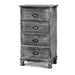 Bostin Life Artiss Bedside Tables Drawers Cabinet Vintage 4 Chest Of Grey Nightstand Dropshipzone