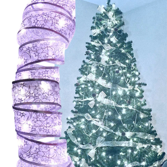 4m 40LEDs Christmas Tree Decoration LED Ribbon String Light - White Light