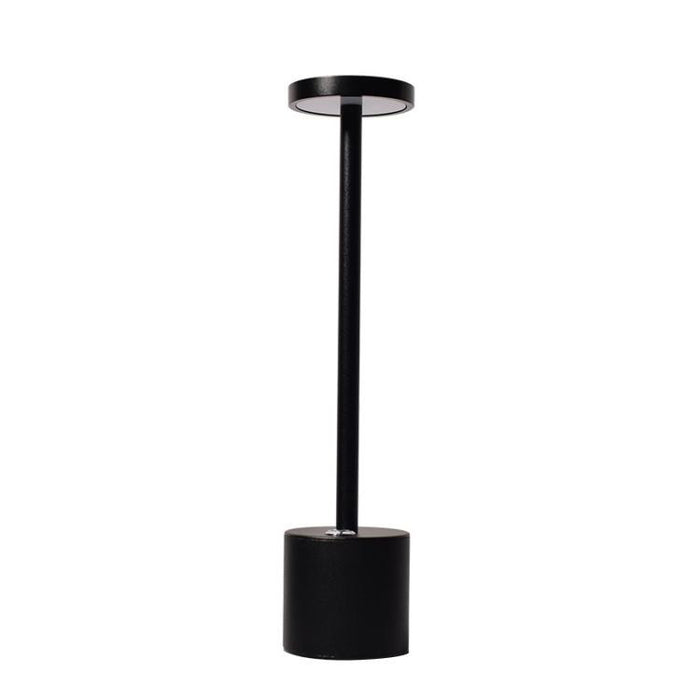 USB Powered Decorative Minimalist LED Table Desk Lamp - Black