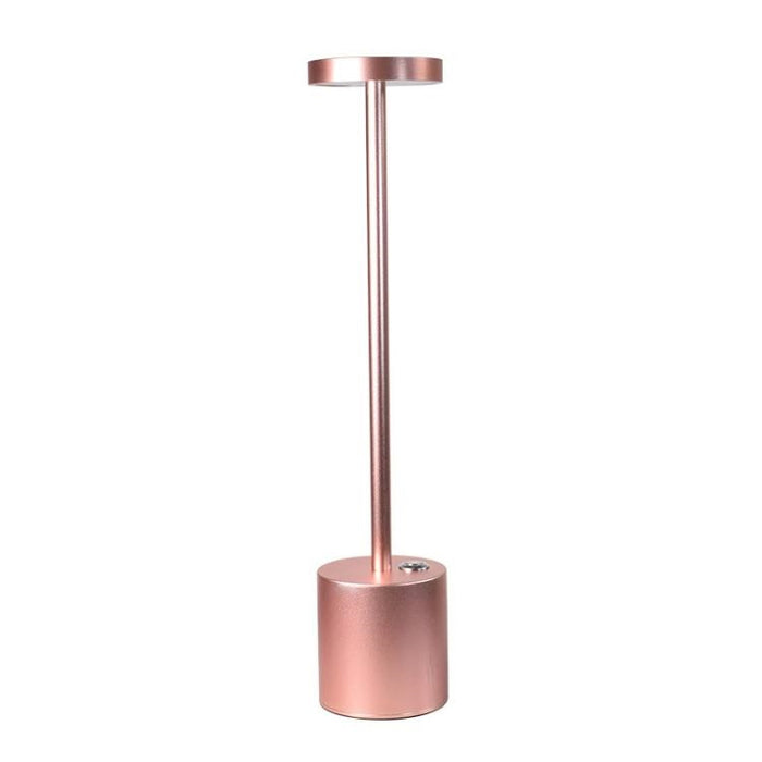 USB Powered Decorative Minimalist LED Table Desk Lamp - Rose Gold