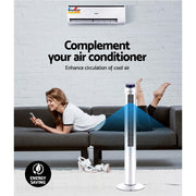 Bostin Life Devanti 122Cm 48 Tower Fan Oscillating Bladeless Fans W/remote Timer Dropshipzone