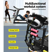 Bostin Life Auto Incline Home Gym Fitness Exercise Electric Treadmill 450Mm 18Kmh 3.5Hp With