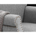Artiss Armchair Accent Chair Retro Armchairs Lounge Single Sofa Linen Fabric Seat Grey Dropshipzone