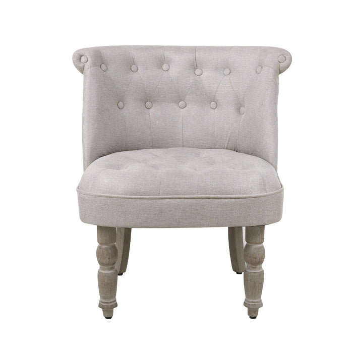 French Provincial Style Accent Chair - Beige